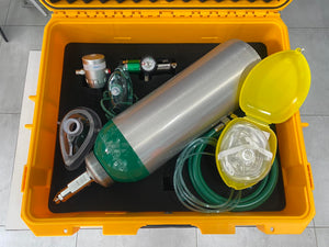 4L Oxygen Rescue Tank Kit with Waterproof Case